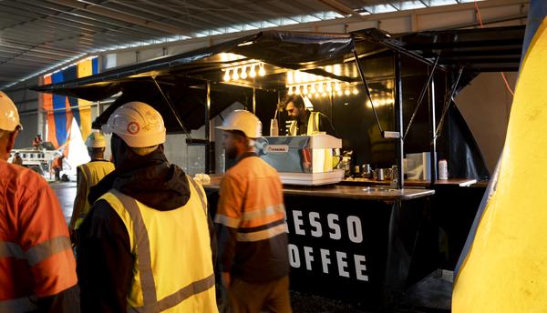 Coffee shout onsite for Accessman