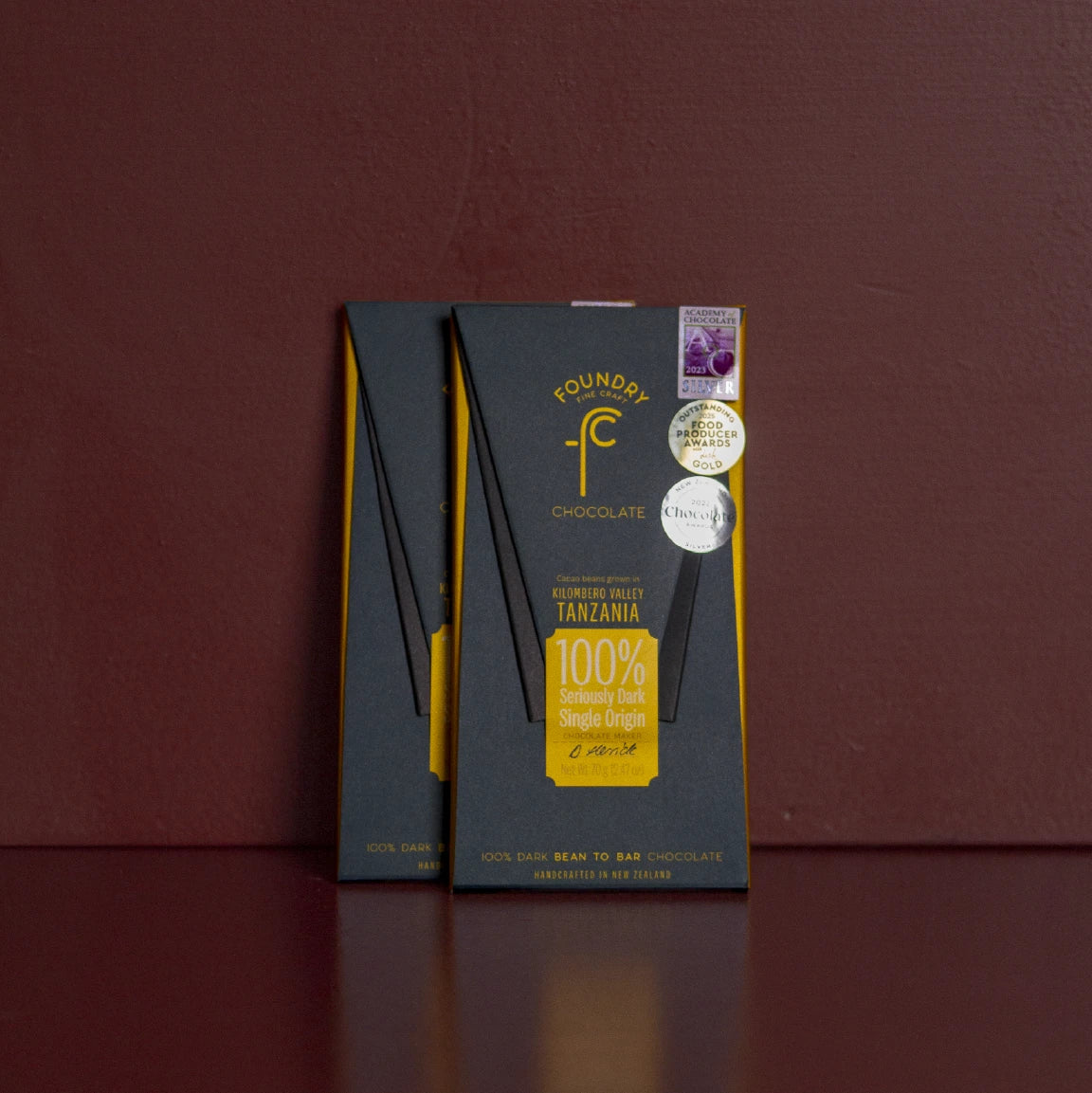 Foundry Chocolate - 100% Tanzanian Dark Chocolate