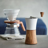 Hario coffee grinder - Olive wood