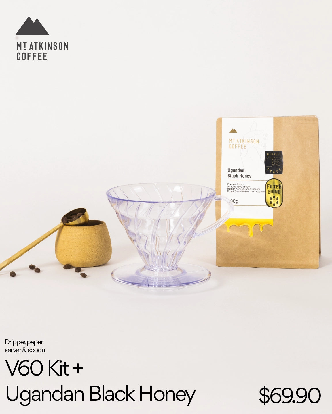 Craft V60 Kit + Ugandan Black Honey